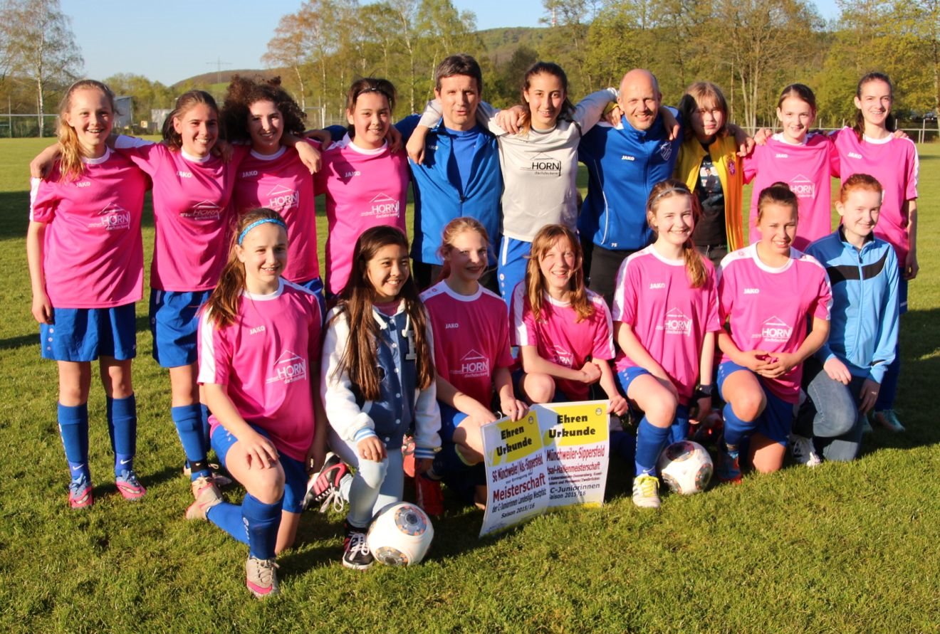 C-Juniorinnen 2015-16 Meister