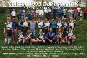 FC Eiche 1993-Meistermannschaft C-Klasse